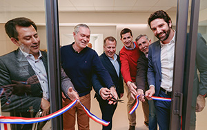 Chile lab opening and ribbon cutting