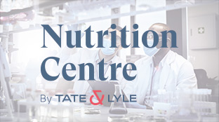 Nutrition Centre logo over a father and child in supermarket