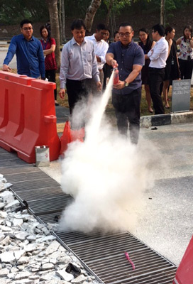 Fire extinguisher training in Singapore
