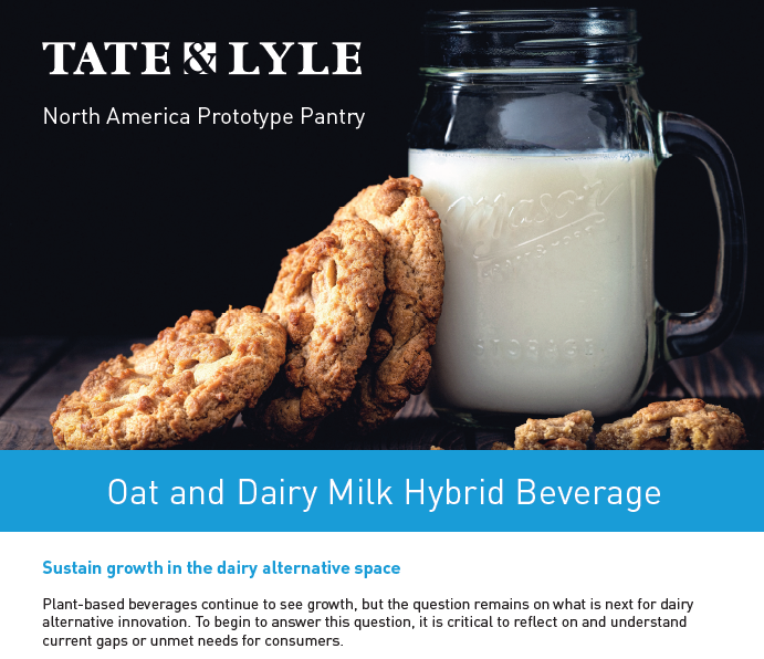 Plant-based Dairy Hybrid Infographic