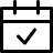 Black calendar icon Black calendar icon