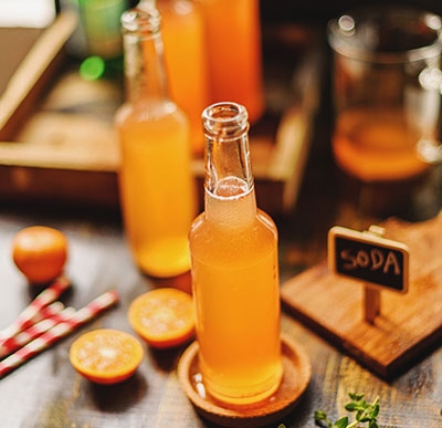 Unsweetened orange beverage drink Gulfoods prototype