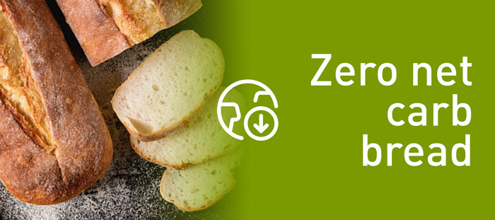 Zero net carb bread